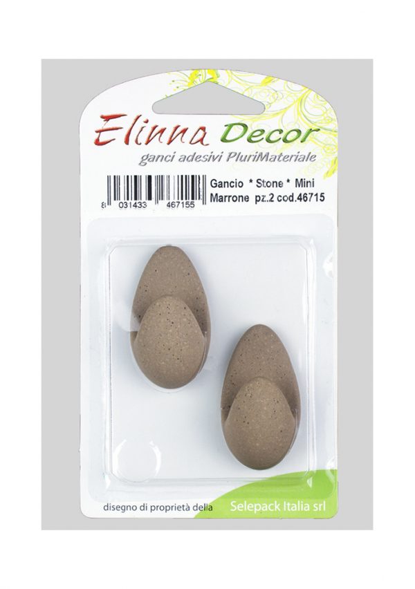 GANCI IN PIETRA - STONE SERIES - AUTOADESIVI – MINI - 6 Blister - immagine 2