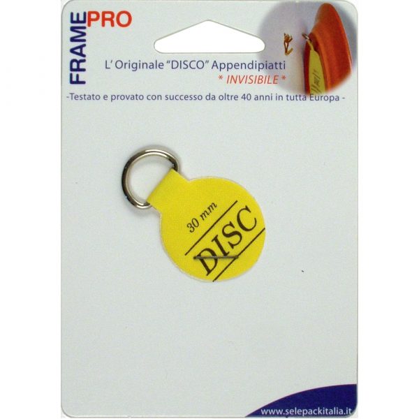 DISCO APPENDIPIATTI INVISIBILE n°1 - Ø 30 mm - 24 Blister - immagine 2