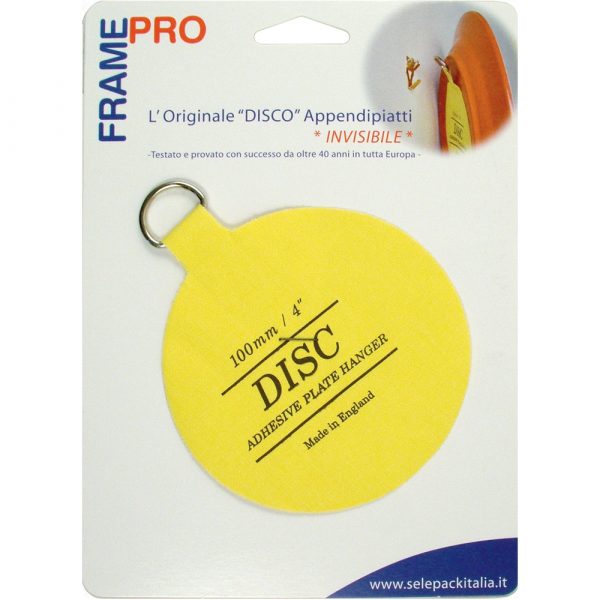 DISCO APPENDIPIATTI INVISIBILE n°4 - Ø 100 mm - 24 Blister - immagine 2