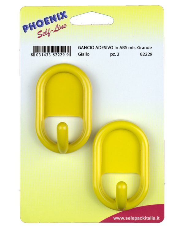 GANCIO AUTOADESIVO in ABS mis. Grande - 12 Blister - immagine 4