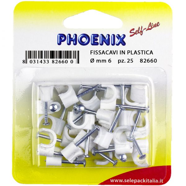 FISSACAVI PLASTICA - 12 Blister - immagine 2