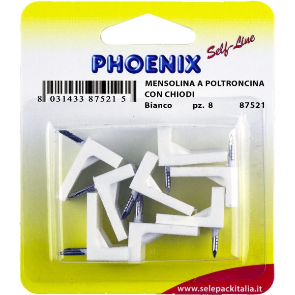 MENSOLINA A POLTRONCINA CON CHIODI - 12 Blister - immagine 2