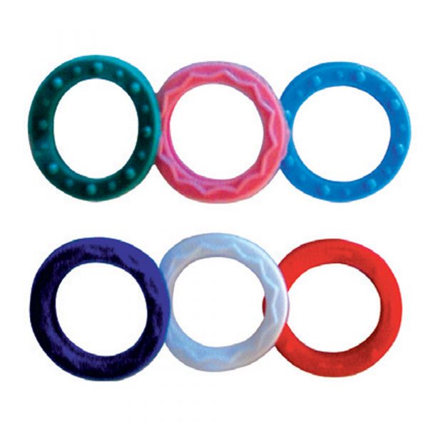 ANELLI PLASTICA SEGNA-CHIAVI - 12 Blister