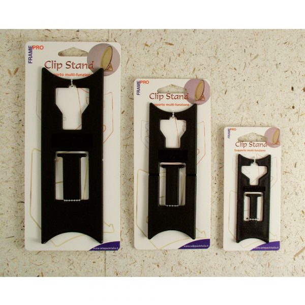 ESPOSITORE DA BANCO * CLIP-STAND * COMPLETO DI 6 GANCI MENSOLA CM 20 - immagine 4
