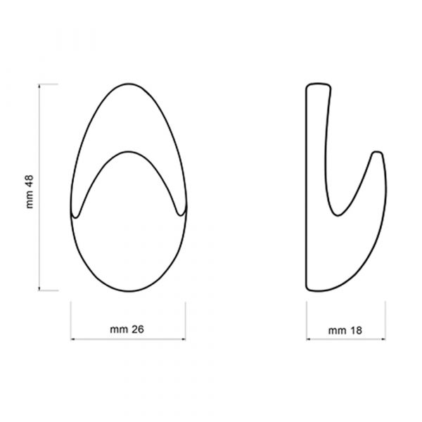GANCI IN PIETRA - STONE SERIES - AUTOADESIVI – MINI - 6 Blister - immagine 4