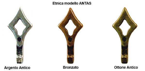 GANCIO per QUADRI SERIE ETNICA mod. ANTAS - 12 Blister - immagine 4