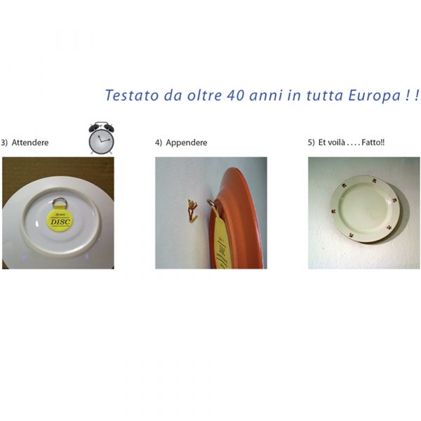 DISCO APPENDIPIATTI INVISIBILE n°3 - Ø 75 mm - 24 Blister - immagine 5