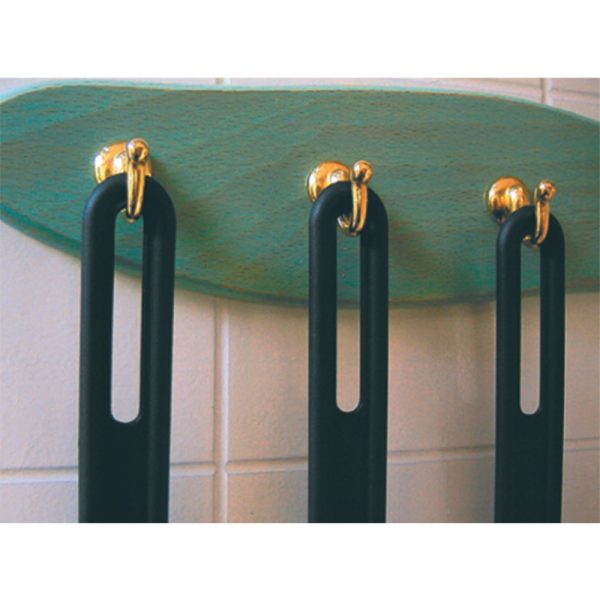 LADA 1 BASE SAGOMATA IN LEGNO - 1 GANCIO - 6 Blister - immagine 5