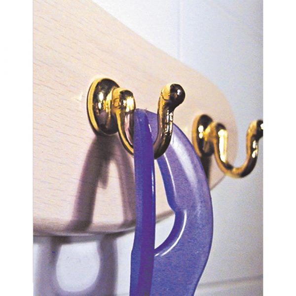 LADA 4 BASE SAGOMATA IN LEGNO - 4 GANCI - 6 Blister - immagine 4
