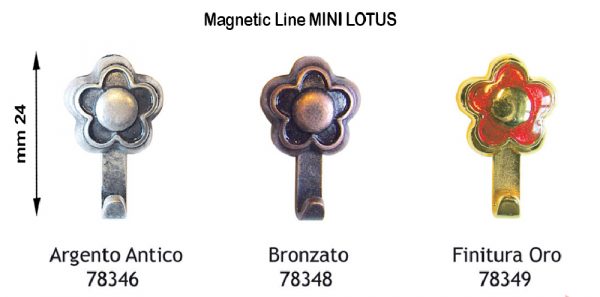 GANCIO per QUADRI MAGNETIC-LINE mod. MINI LOTUS - 12 Blister - immagine 4