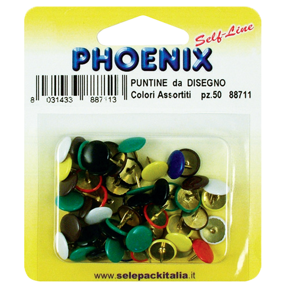PUNTINE DA DISEGNO COLORATE - 12 Blister - immagine 2